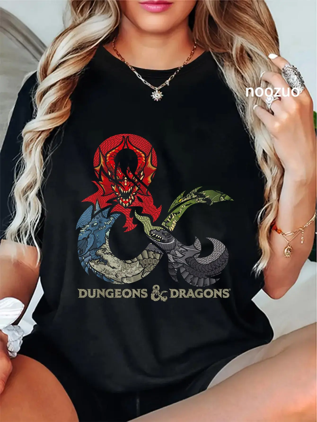 100% Cotton Dungeons & Dragons Dragon Ampersand Logo T-Shirt