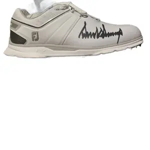 Donald Trump Autographed Foot Joy Golf Cleats