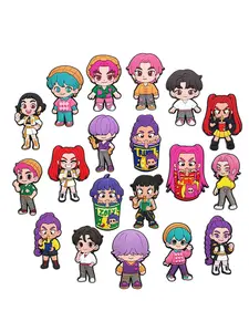 Korean Pop Music Demon Hunter PVC Shoe Decor Series, Huntrx Saja Boy Accessories, Unique Fashion Gift for Fans