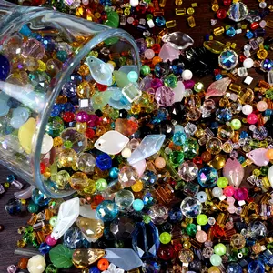 109g Mixed Colors More Loose Beads Bulk Mixing Batch Craftsmanship Jewelry DIY Production Beading Making