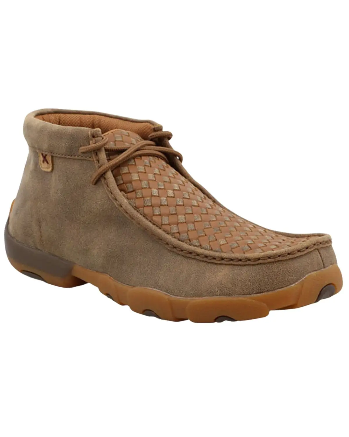 Twisted X Men's Men'S Checkerboard Driving Mocs Moc Toe - Mdm0033