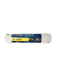 MIBRO Group 231752 0.21 in. x 50 ft. Tru-Guard Diamond Braided Cotton Clothesline