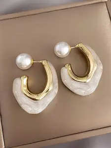 1 Pair Elegant Cubic Zirconia Drop Earrings Fashion Earrings Wedding Anniversary Ear Jewelry For Wedding Engagement Anniversary Party Jewelry Valentine's Day Gift