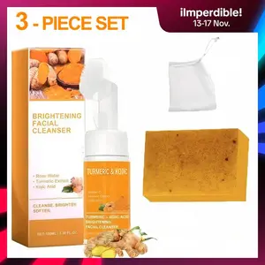 TURMERIC & KOJIC Turmeric Soap,Deep cleansingSoap,Moisturizing Soap For Body,Body wash & Soap For Women& Men jabon curcuma Body CareComfort Skin Care