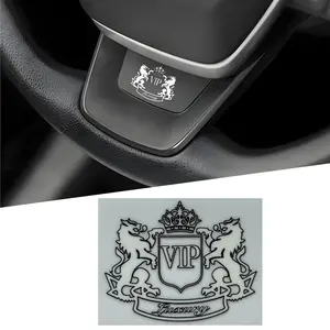2PCS Car Stickers VIP Car Badge Emblem Stickers - Durable Exterior Accessories for All Vehicles