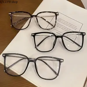 Embercraft Y2K Retro Square Tortoise Shell Glasses, Unisex Eyewear for Men & Women, Lightweight TR & Zinc Alloy Frame, UV400 Vintage Aesthetic Decorative Lens, TikTok Street Style, for Work Study Travel & Everyday Casual Fall Outfits