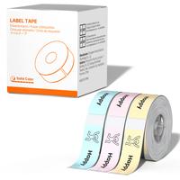 3 Multicolored Label Rolls (printer not included)
