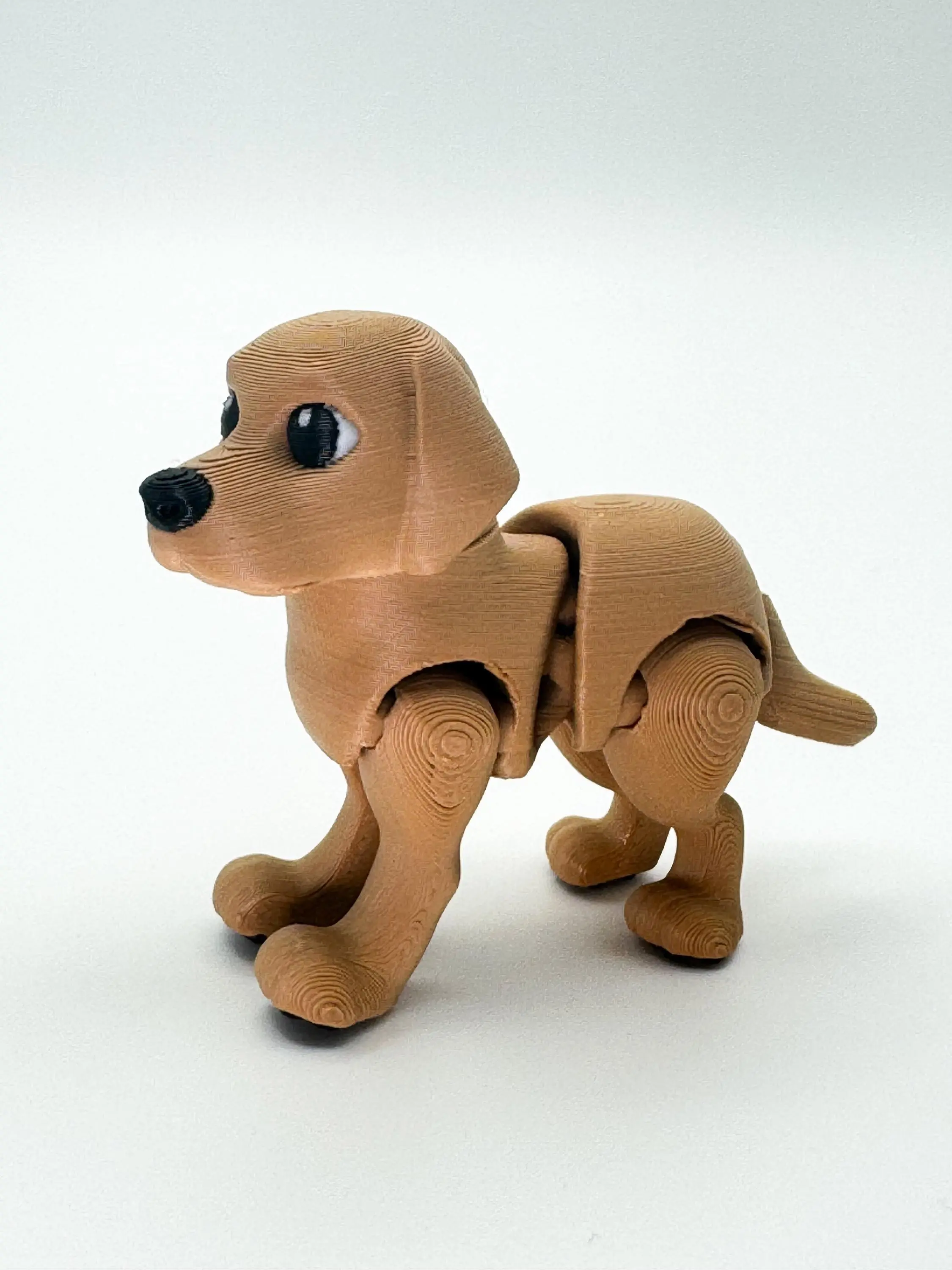 Articulated Labrador Fidget - 3D Printed Flexi Lab Dog - Labrador Gift - Desk Fidget for Dog Lovers - Ages 14+