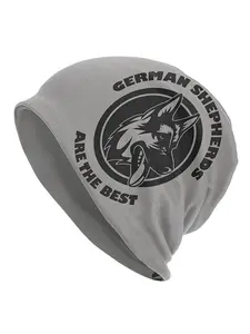 1 Piece Skullies Beanies Caps German Shepherds Friends Thin Hat Autumn Spring Bonnet Hats Men Women's Hip Hop Ski Cap Sports Outdoor Hats