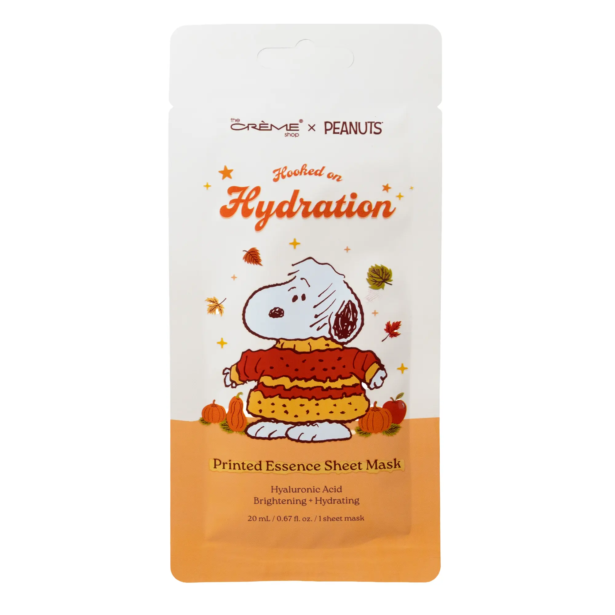The Crème Shop x Peanuts Great Pumpkin Hydrating Korean Sheet Mask