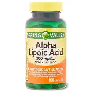 Spring Valley Alpha Lipoic Acid Capsules 200 mg, 100 Count