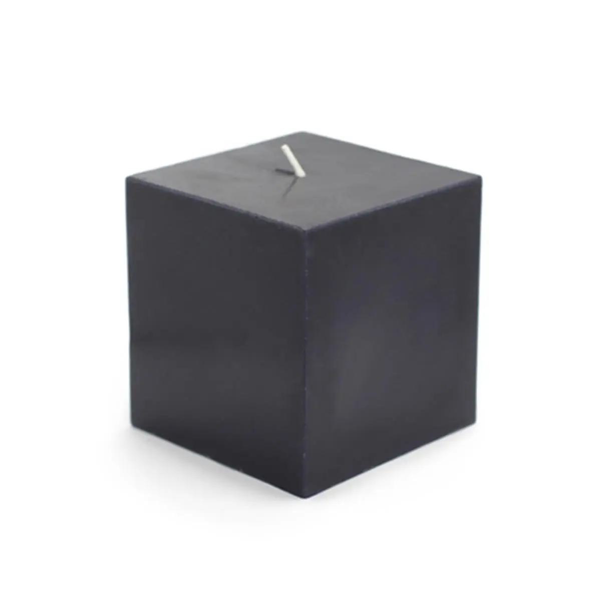 Zest Candle CPZ-135-12 Handpoured Wax Unscented Square Pillar Candles, 3x3x6 in, Long Burn Time, 12-Pieces Bulk Case for Indoor/Outdoor Home Decor