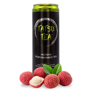 Tatsu Tea Matcha Performance Drink – Antioxidant-Rich Energizing Hydration Beverage with Electrolytes & Vitamins - No Added Sugar - 12-Pack / 24-Pack