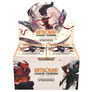 Riftbound Spiritforged Booster Box - League of Legends Trading Card Game - 14 Cards per Box - Official Merchandise