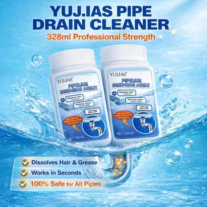 Powerful Drain Cleaner Powder – Clears Hair & Grease Clogs in Minutes, Safe for Pipes Powerful Drain Cleaner Powder – Clears Hair & Grease Clogs in Minutes, Safe for Pipes