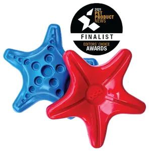 Starfish Nylon Dog Chew Toy for Aggressive Chewers | USA Made | SodaPup