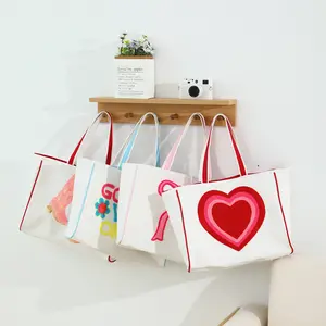 MONOBLANKS Towel embroidered canvas handbag- Unique Towel Embroidery Design | Spacious & Stylish Boho Chic Handbag - Brunch, Beach, or City Style