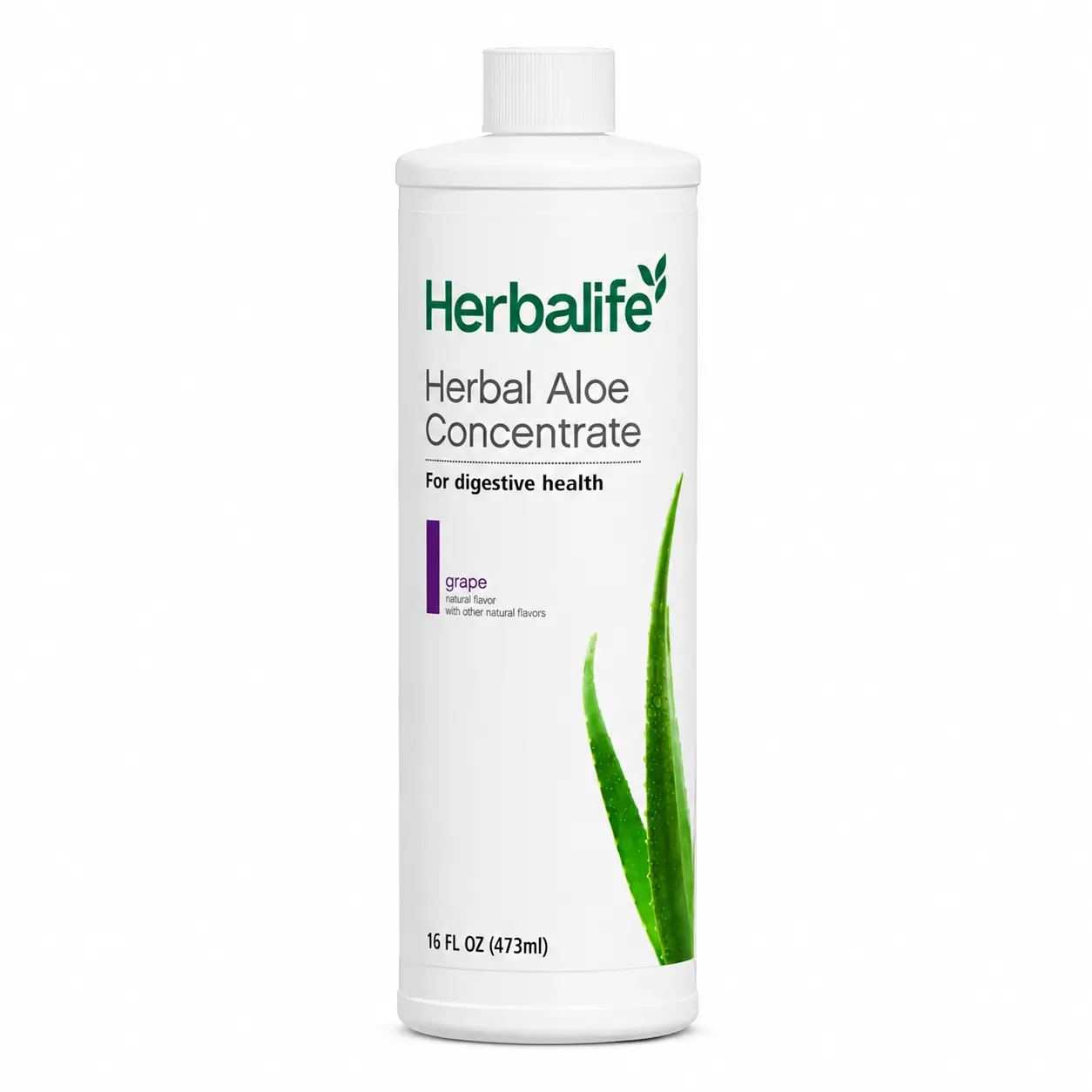 Herbalife Herbal Aloe Concentrate Grape Pint - Aloe Vera Drink Concentrate for Daily Hydration & Wellness Support - Gluten-Free & Digestive Wellness