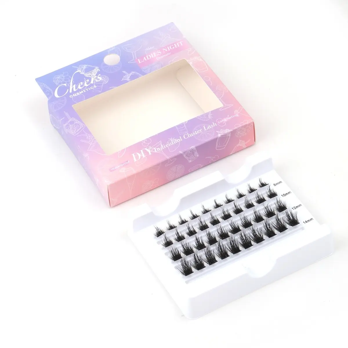 LADIES NIGHT Cluster Lash Eyelashes Cosmetic Makeup Eyelash Extensions Eyelashes Extensions Lash Extension Lash Extensions