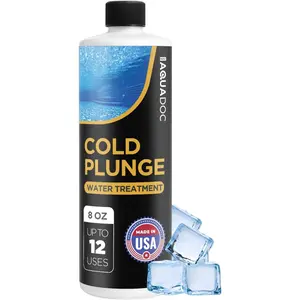 AquaDoc Cold Plunge Water Treatment - 8oz - Weekly Water Conditioner for Cold Plunge Tubs and Ice Baths - Helps Maintain Clear Looking Water - Made in USA
