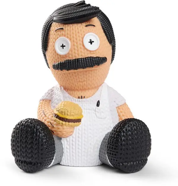 Handmade by Robots - Bob's Burgers Bob Belcher #532 Knit Look Vinyl Art Toy, TV Movie Char Single Collectible Figurine/Statue
