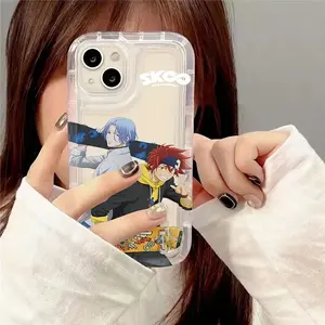 Anime SK8 The Infinity Phone Case Suitable for iPhone 16, 15, 14, 13, 12, 11 Pro Max Mini XR XS X 7 8 Plus Shockproof Soft TPU Back Cover