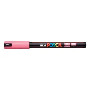 Uni Posca Paint Pen, Ultra-Fine Tip Pink 1MR