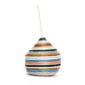 Pastel Bulb Ornament - Rwanda