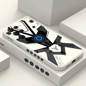 Mech Style Phone Case For Samsung Galaxy S24 S23 S22 S21 Ultra Plus FE  Plus Cover Protection Protective