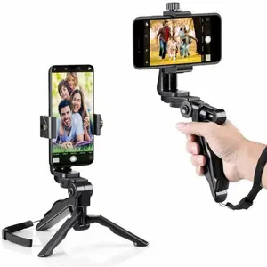 "Portable Handheld Stabilizer: Phone Tripod Holder, Selfie Stick Stand for iPhone Samsung Xiaomi" Accessories Mobile