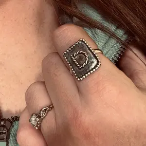 Custom Letter Ring with Intricate Design and Durable Finish