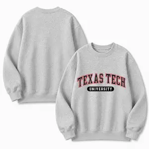Vintage Varsity Graphic Tee – Retro College Style Oversized Streetwear T-Shirt West Texas tech