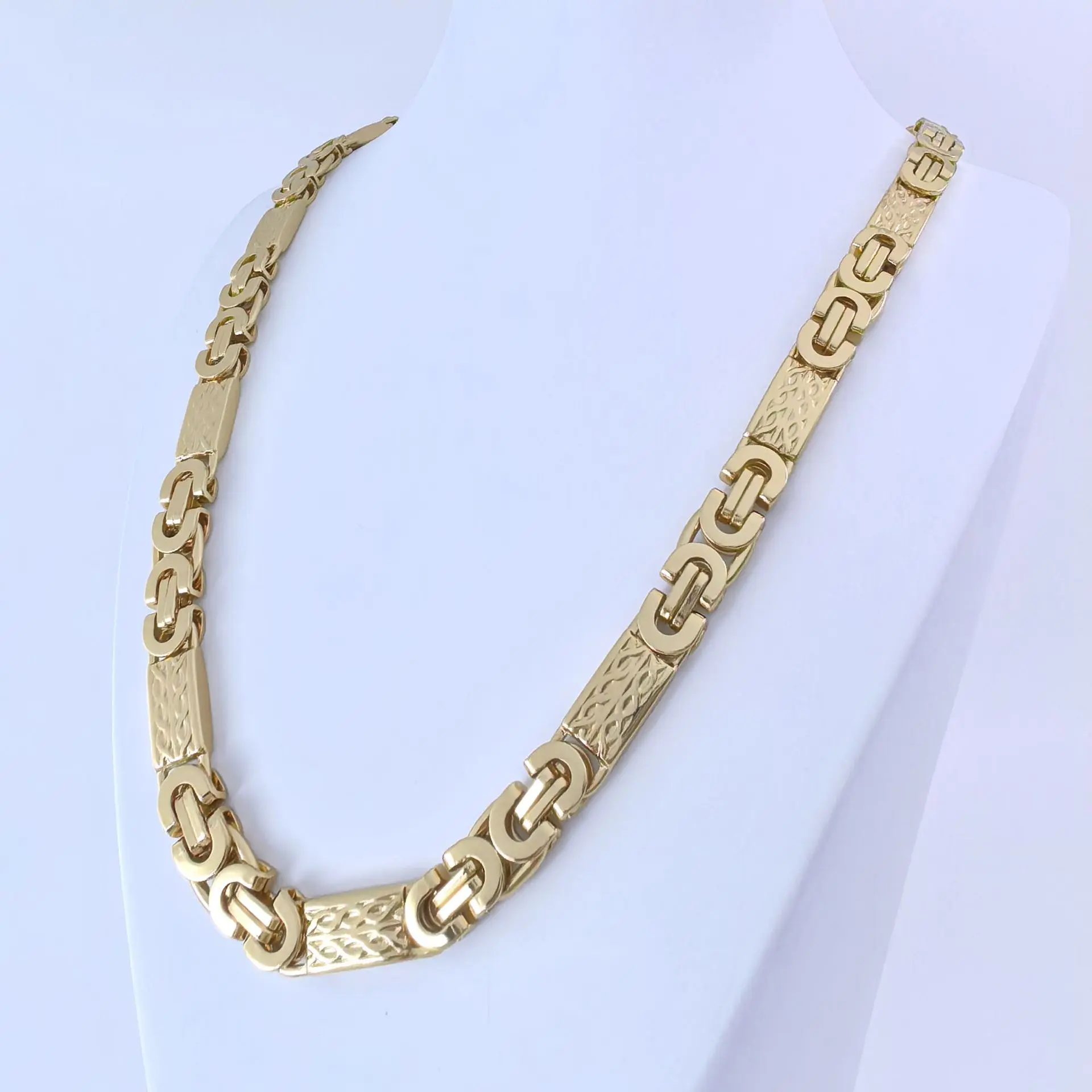 Gold necklace 8mm * 55cm
