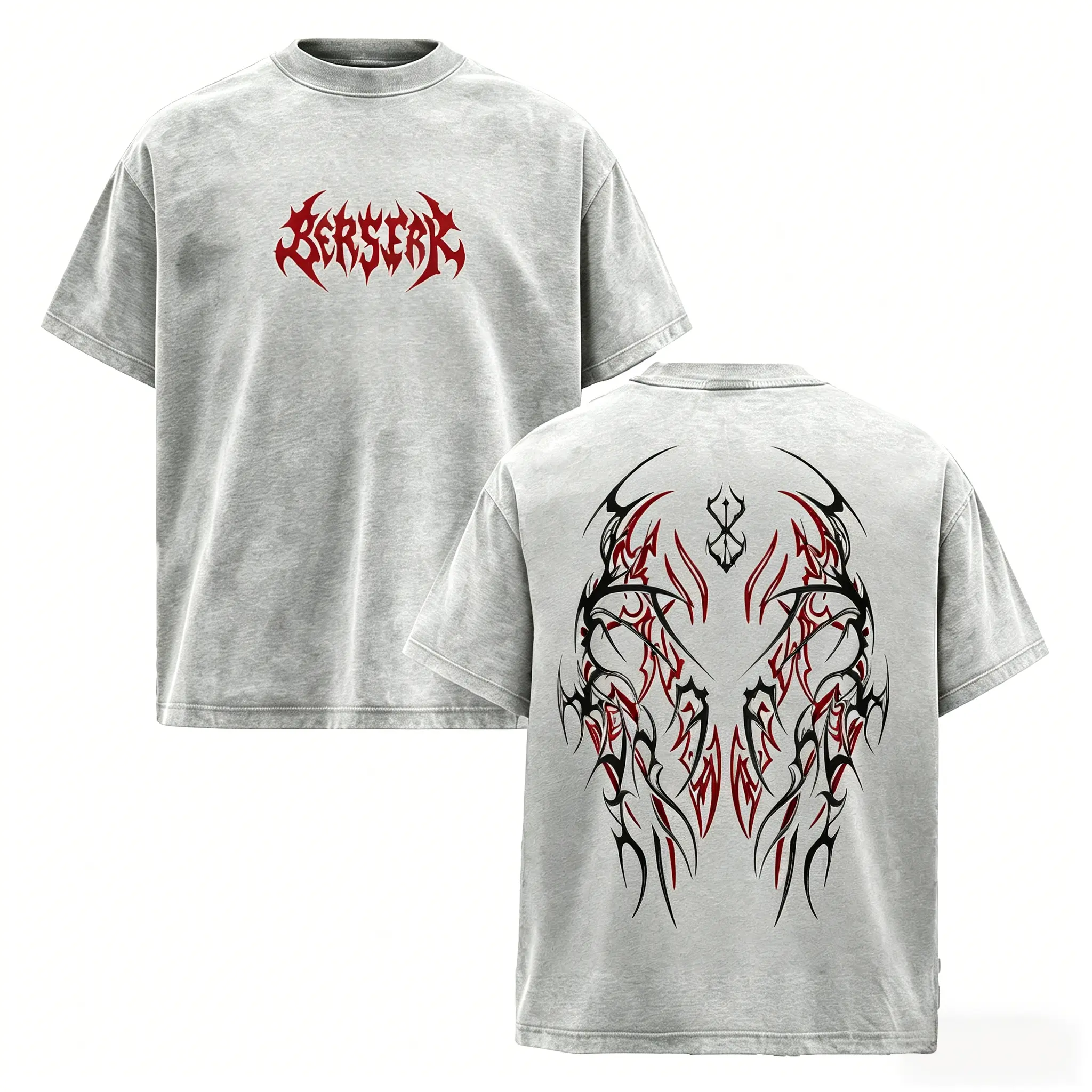 Unisex Graphic Pump Cover T-Shirt, Oversized Vintage Washed Heavy Cotton Top, Dark Aesthetic Loose Fit Shirts for Fitness & Streetwear, Book Merch, Short Sleeve, 3Xl, Casual, Berserk, Workout, Tee, Tshirts