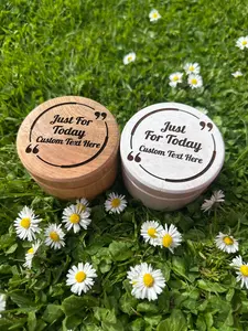 Custom Engraved Just For Today Wood Keepsake Box