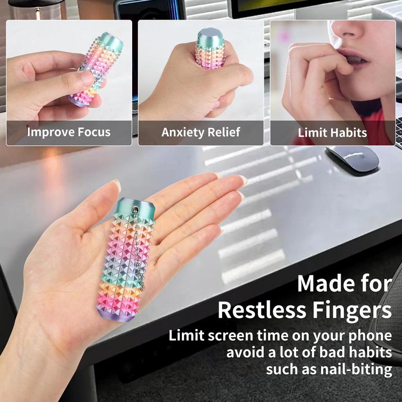 Little Ouchies Pain Fidget Roller Keychain - 3D Printed for Stress Relief & Focus - Portable Anxiety Relief Tool - Ideal Novelty Gift for Adults