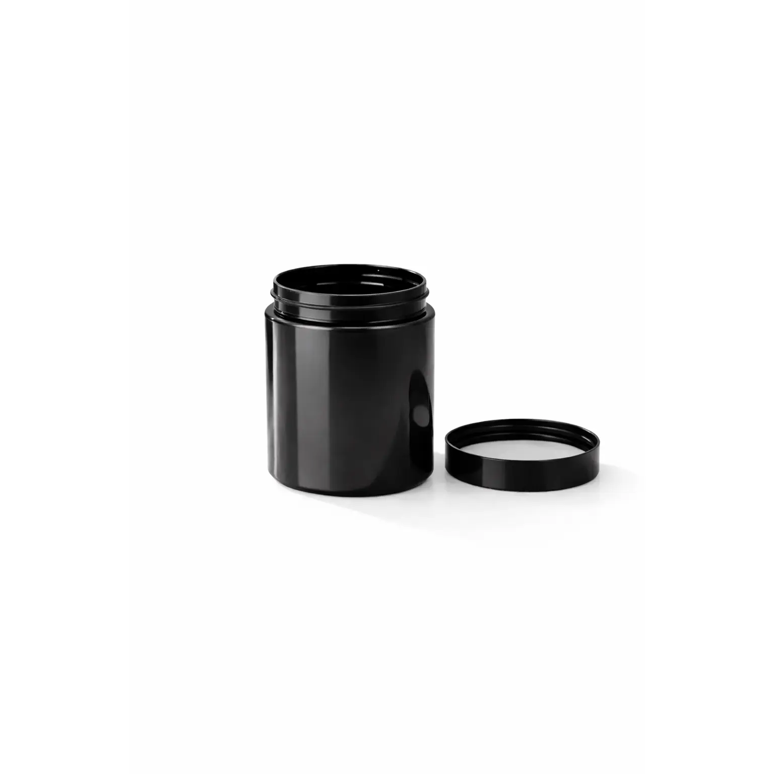 Empty 8 oz refill jars with lids