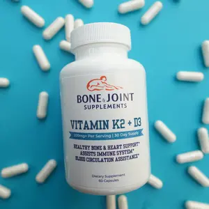Vitamin K2 + D3 Supplement for Bone & Heart Health – 60 Capsules