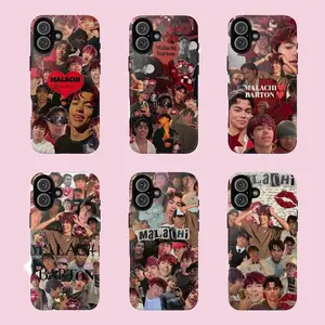 Malachi Barton Custom Art Rubber Cellphone Case - Shockproof Heavy-Duty 2-In-1 Protective Cover, Trendy Zombie Design Tech Accessory, Compatible with iPhone 11 12 13 14 15 16 17 Pro Max Plus, Fan Gift Mobile Accessories, Tech Accessories