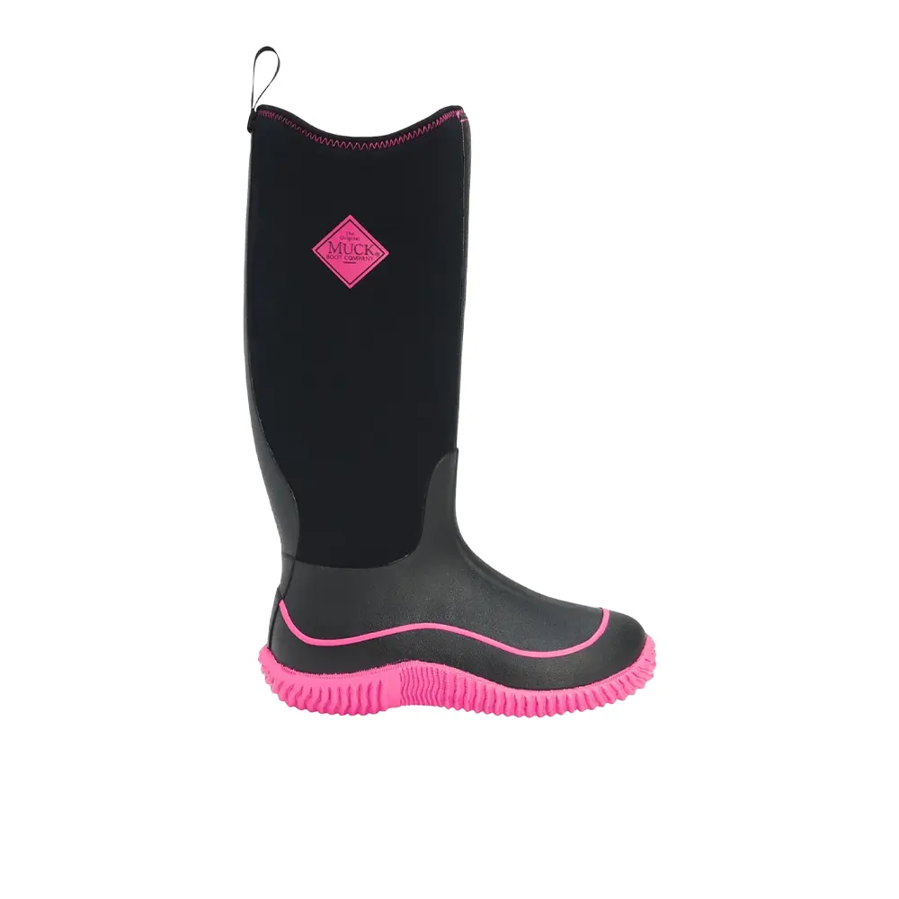 Muck Boot Womens Hale Mid Calf Pull On Rain Casual Boots Mid Calf - Black