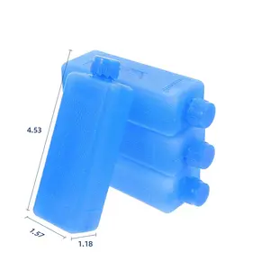 Ice Packs for Evaporative Air Cooler, 4 Pack Reusable Cooling Ice Boxes for Large Portable Air Coolers, Universal Ice Crystal Bottles for Swamp Cooler & Cooling Fan