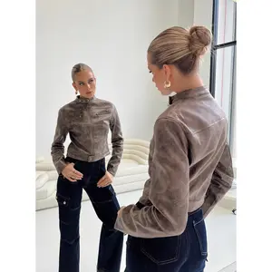 Bella Moto Jacket Chocolate