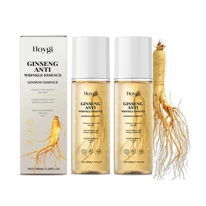 HOYGI Wild Himalayan Ginseng Essence  100ml - Deep Hydration Anti-Aging Firming for All Skin Types Natural Moisturizer Wrinkle Care Korean Glass Skin Primer