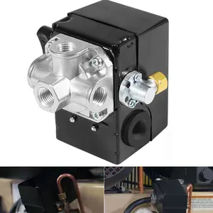 23474570 Pressure Switch with On/Off Lever for Ingersoll Rand 5HP Air Compressor