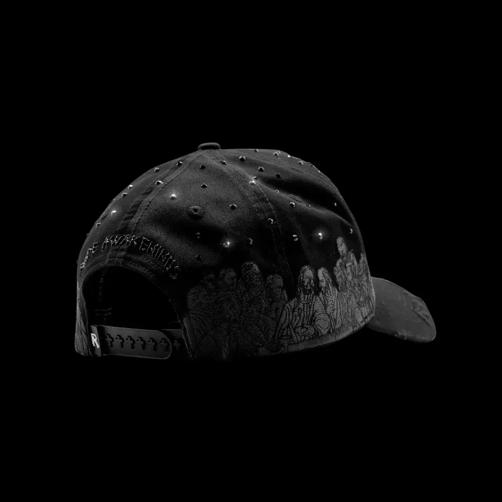 Rude awakenings Cap with Embroidered Design Rude Awakenings Black Graphic Baseball Cap Adjustable  main image 2