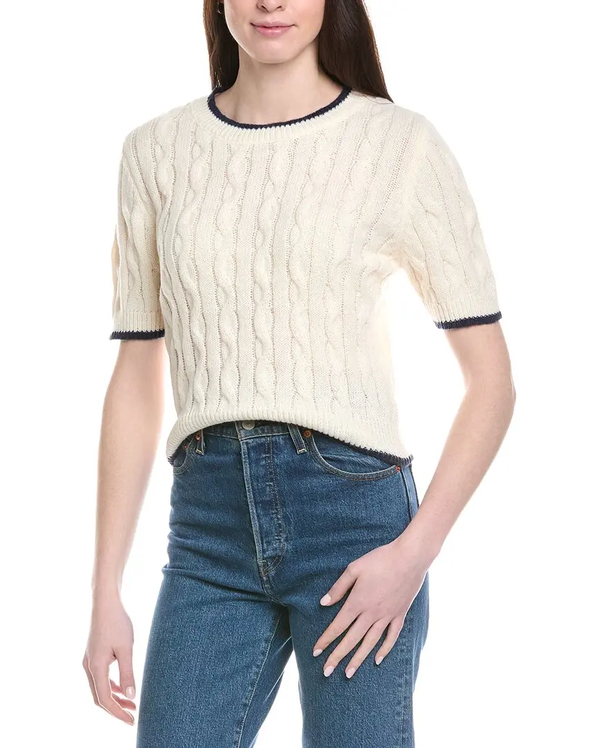 Line & Dot Collegiate Sweater Top