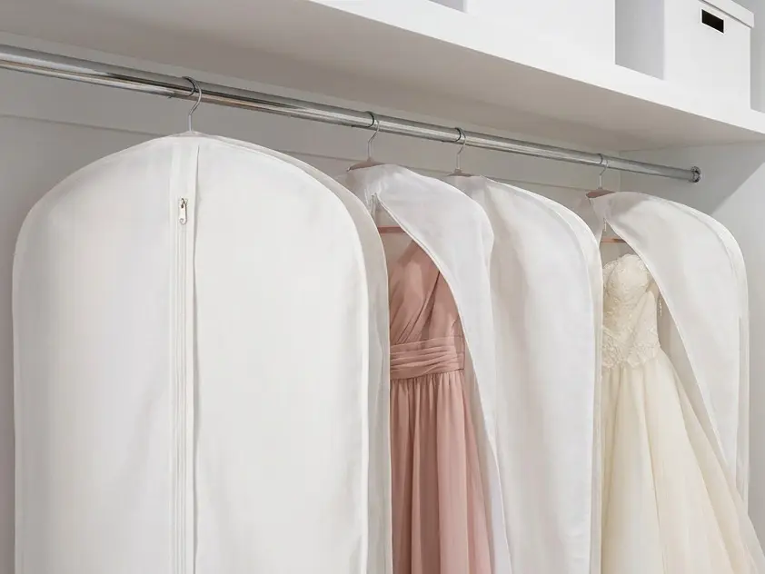 Premium Garment Dust Covers, 62"x24"x4" Home Care Supplies for Stylish Clothing Protection
