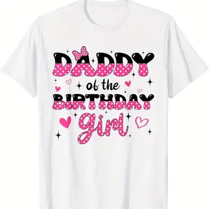 Groovy Pink Summer Dad Birthday Special Unique Design Men and Women Essential Clothing Birthday T-Shirt Machine or Hand Wash Cotton Fabric