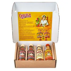 Cholula Variety Pack, 4-Count (Extra Hot [x2], Reserva, Sweet Habanero)