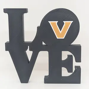 Vanderbilt Commodores Love Park Sign - Vanderbilt University sign For Mancave